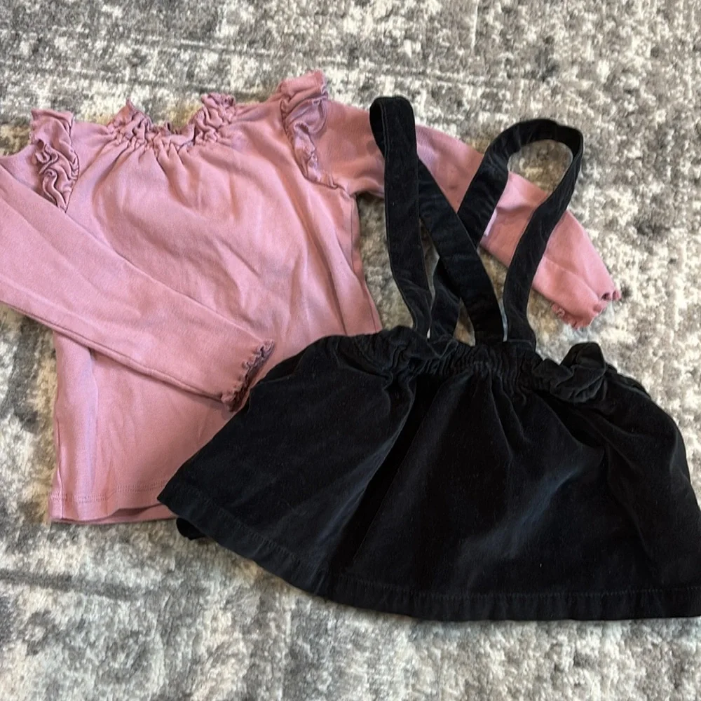 Tea Collection 2t velvety jumper set - Picture 9 of 11